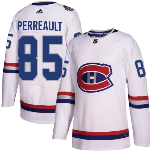 Montreal Canadiens Mathieu Perreault Official White Adidas Authentic Youth 2017 100 Classic NHL Hockey Jersey