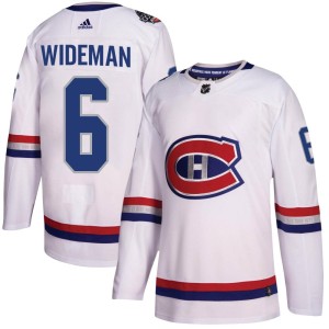 Montreal Canadiens Chris Wideman Official White Adidas Authentic Youth 2017 100 Classic NHL Hockey Jersey