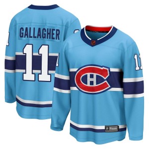 Montreal Canadiens Brendan Gallagher Official Light Blue Fanatics Branded Breakaway Youth Special Edition 2.0 NHL Hockey Jersey