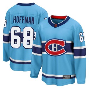 Montreal Canadiens Mike Hoffman Official Light Blue Fanatics Branded Breakaway Youth Special Edition 2.0 NHL Hockey Jersey