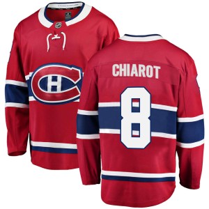 Montreal Canadiens Ben Chiarot Official Red Fanatics Branded Breakaway Adult Home NHL Hockey Jersey