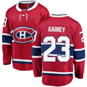 Montreal Canadiens Bob Gainey Official Red Fanatics Branded Breakaway Adult Home NHL Hockey Jersey