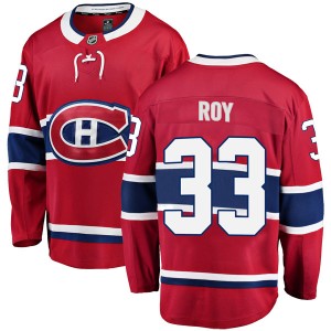 Montreal Canadiens Patrick Roy Official Red Fanatics Branded Breakaway Adult Home NHL Hockey Jersey