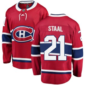 Montreal Canadiens Eric Staal Official Red Fanatics Branded Breakaway Adult Home NHL Hockey Jersey