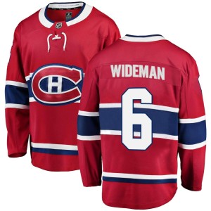 Montreal Canadiens Chris Wideman Official Red Fanatics Branded Breakaway Adult Home NHL Hockey Jersey