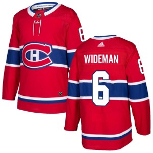 Montreal Canadiens Chris Wideman Official Red Adidas Authentic Adult Home NHL Hockey Jersey