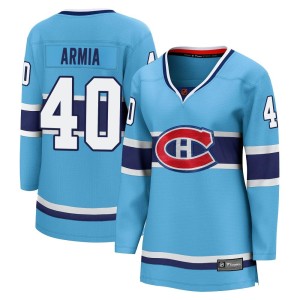 Montreal Canadiens Joel Armia Official Light Blue Fanatics Branded Breakaway Women's Special Edition 2.0 NHL Hockey Jersey