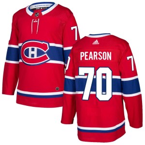 Montreal Canadiens Tanner Pearson Official Red Adidas Authentic Youth Home NHL Hockey Jersey