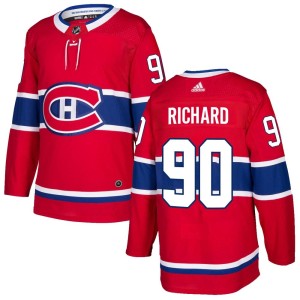 Montreal Canadiens Anthony Richard Official Red Adidas Authentic Youth Home NHL Hockey Jersey