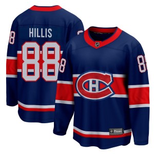 Montreal Canadiens Cameron Hillis Official Blue Fanatics Branded Breakaway Youth 2020/21 Special Edition NHL Hockey Jersey