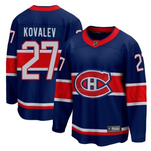 Montreal Canadiens Alexei Kovalev Official Blue Fanatics Branded Breakaway Youth 2020/21 Special Edition NHL Hockey Jersey