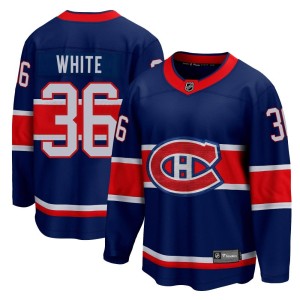 Montreal Canadiens Colin White Official Blue Fanatics Branded Breakaway Youth 2020/21 Special Edition NHL Hockey Jersey
