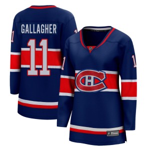 Montreal Canadiens Brendan Gallagher Official Blue Fanatics Branded Breakaway Women's 2020/21 Special Edition NHL Hockey Jersey