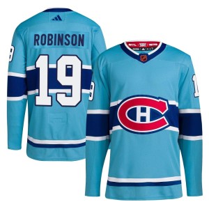 Montreal Canadiens Larry Robinson Official Light Blue Adidas Authentic Youth Reverse Retro 2.0 NHL Hockey Jersey