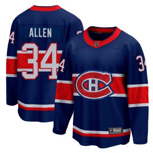Montreal Canadiens Jake Allen Official Blue Fanatics Branded Breakaway Adult 2020/21 Special Edition NHL Hockey Jersey