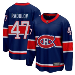Montreal Canadiens Alexander Radulov Official Blue Fanatics Branded Breakaway Adult 2020/21 Special Edition NHL Hockey Jersey