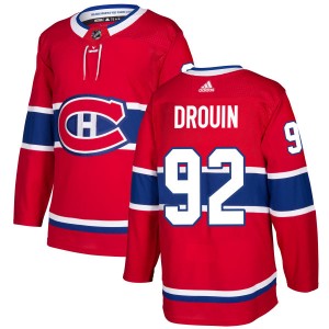 Montreal Canadiens Jonathan Drouin Official Red Adidas Authentic Adult NHL Hockey Jersey
