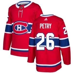 Montreal Canadiens Jeff Petry Official Red Adidas Authentic Youth Home NHL Hockey Jersey