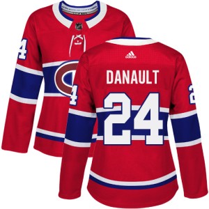 Montreal Canadiens Phillip Danault Official Red Adidas Authentic Women's Home NHL Hockey Jersey