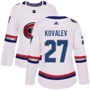 Montreal Canadiens Alexei Kovalev Official White Adidas Authentic Women's 2017 100 Classic NHL Hockey Jersey