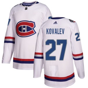 Montreal Canadiens Alexei Kovalev Official White Adidas Authentic Youth 2017 100 Classic NHL Hockey Jersey