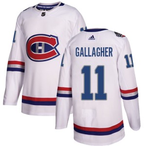 Montreal Canadiens Brendan Gallagher Official White Adidas Authentic Adult 2017 100 Classic NHL Hockey Jersey