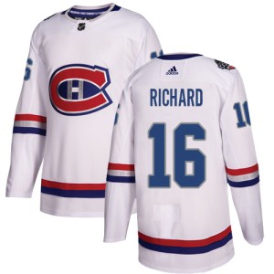 Montreal Canadiens Henri Richard Official White Adidas Authentic Youth 2017 100 Classic NHL Hockey Jersey
