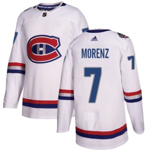 Montreal Canadiens Howie Morenz Official White Adidas Authentic Youth 2017 100 Classic NHL Hockey Jersey