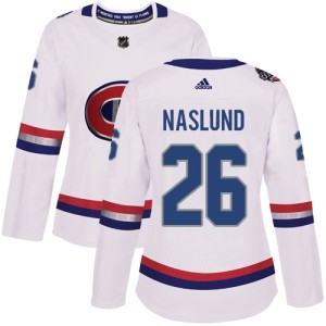 Montreal Canadiens Mats Naslund Official White Adidas Authentic Women's 2017 100 Classic NHL Hockey Jersey