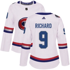 Montreal Canadiens Maurice Richard Official White Adidas Authentic Women's 2017 100 Classic NHL Hockey Jersey